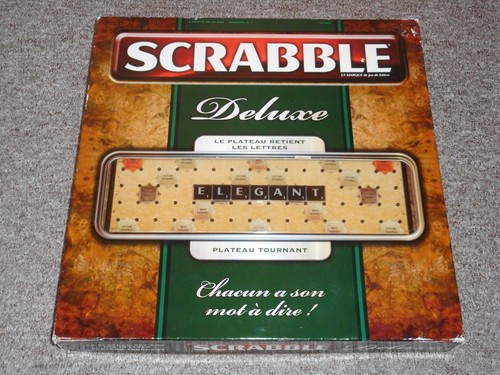 Scrabble deluxe mattel - -,