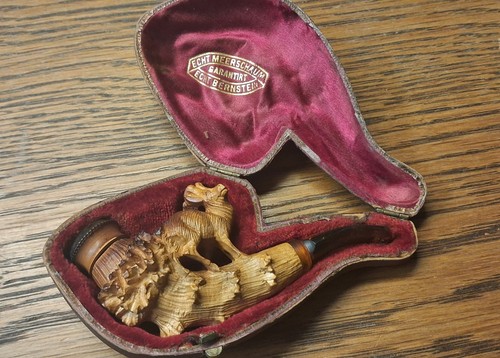 Antike meerschaumpfeife - antike, um