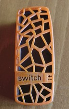 Original Switch it Brillenetui - orange schwarz - Magnetverschluss