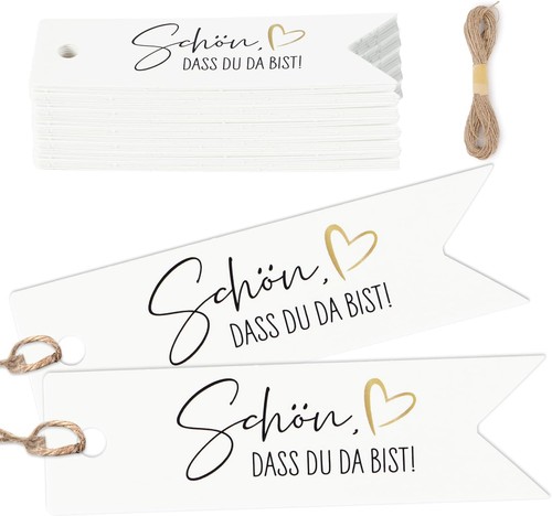 Geschenkanhänger herz motiv - geschenkanhänger, herz-motiv