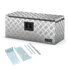 DAKEN Zen 78 Deichselkasten Alu Riffelblech 50x30x30 Staukiste +Stirnwand Halter