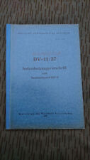 NVA VORSCHRIFT DV-41/37 INSTANDSETZUNG NACHTSICHTGERÄT NSP-2 KALASCHNIKOW