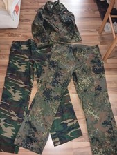 BUNDESWEHR PANZERKOMBI + STEPPFUTTER NEU BW OVERALL KOMBI OLIV SCHWARZ FLECKTARN