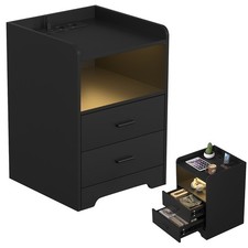 Nachttisch Steckdosen Ablagen