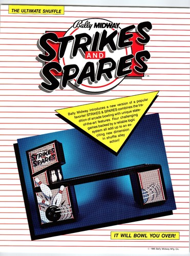 1985 bally midway strikes - 1985,