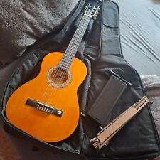 kinder gitarre gebraucht mit Tasche, Fußabsteller und Notenständer