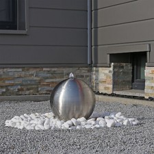 Gartenbrunnen Edelstahl