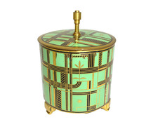 Wiener Werkstätte Art Déco Dose Emaille