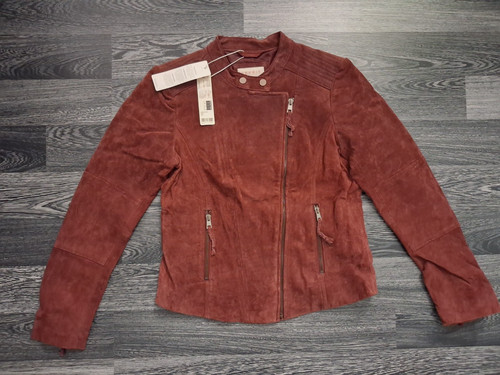 Leder jacke esprit damen - leder,