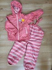 Matschanzug Buddelanzug Jacke Hose pink rose neu 98 104 Mädchen Streifen