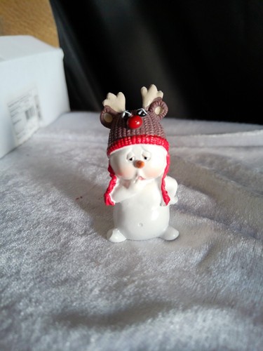 Deko-Figur/Schneemann/Rentierm