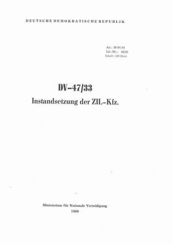 300567 reparatur zil sil 151 - reparatur,
