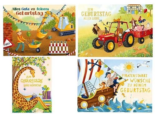 *Postkarte*Kinder*Geburtstag*B