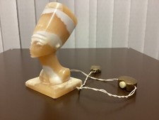 Nofretete Art Deco Lampe Onyx Büste 