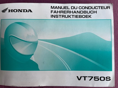 Fahrerhanbuch honda vt750s - fahrerhanbuch,