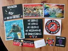 10 Aufkleber Sticker Fußball