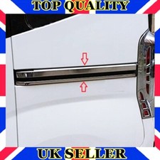 Chrom Seitentür Schiebeschiene Verkleidung 4 Stück für Citroen BERLINGO II 2008 bis 2018