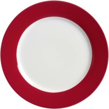 Doppio rot Frühstücksteller