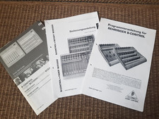 Behringer B-Controll BCF2000 - Betriebsanleitung + Programmieranleitung deutsch