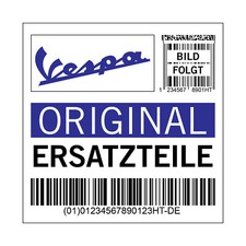 Lenkerstulpen Vespa, schwarz