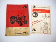 Massey Ferguson MF165 Schlepper Betriebsanleitung Bedienungsanleitung 1969