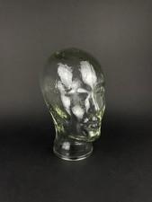 Glaskopf für Kopfhörer Mützen Perücken Caps Hutablage vintage durchsichtig