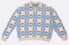 Inner Circle Herren Pullover Bloom Knitsweater Gr. XL, mehrfarbig