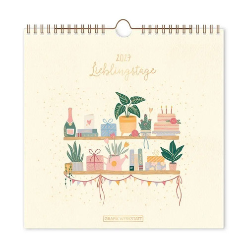 Wandkalender quadratisch 2027