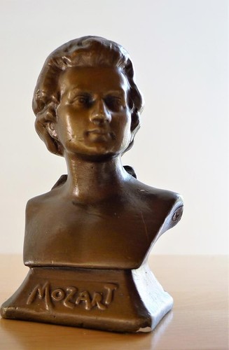 Kleine mozart büste - kleine, mozart-büste