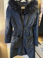 Yves Salomon Parka Nachtblau