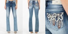 Miss jeans mid rise boot - jeans, mid-rise