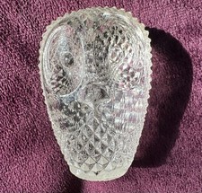 Eule Figur Kristallglas