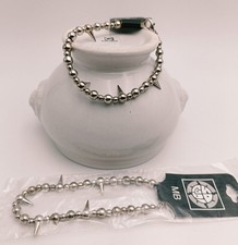 Rock Daddy Armband Stacheldraht Design Silberfarben Punk Biker – OVP – 24 cm