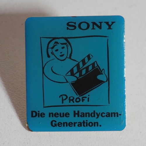 Vintage sony pin handycam - sony,