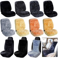 Lammfellbezug Sitzbezug Auto echt Lammfell für PKW Autositzbezug #N282