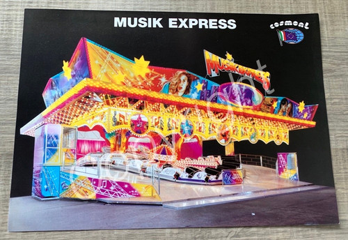 Werbeprospekt karussell musik - werbeprospekt,