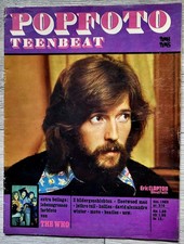 Popfoto Teenbeat / Nr. 310 v. 1969 / incl. Poster v. The Who / sehr gut erhalten