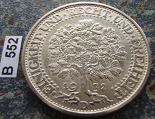 Weimar 5 Mark 1932 D Eichbaum