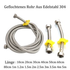 Edelstahl Armatur Flexschlauch