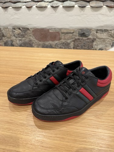 Gucci ledersneaker herren - gucci,