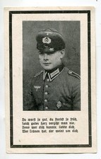 Soldaten Sterbebild 2.WK
