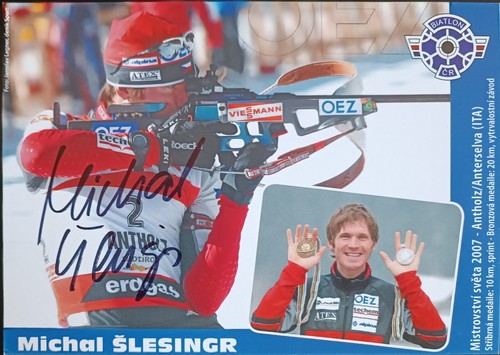 Original autogramm biathlon - autogramm,