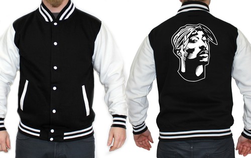 2pac face jacke - ,