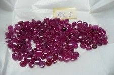 Ovale rubin cabochon - st, .