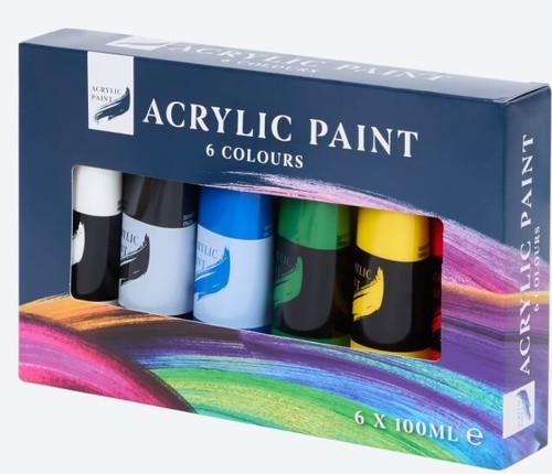 Acrylfarben set 6x100ml - set,