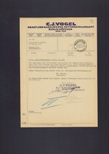 BERLIN-KÖPENICK, Brief 1939, C. J. Vogel Draht-Kabelwerke AG