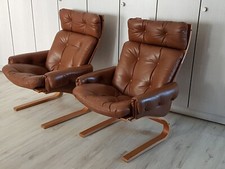 Lounge Chair Rykken Kengu chair Lounge Chair / Freischwinger Braun/beige  70s