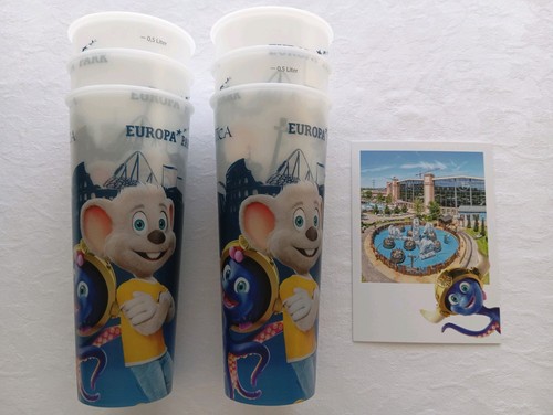 Europapark souvenirs becher - 6x,