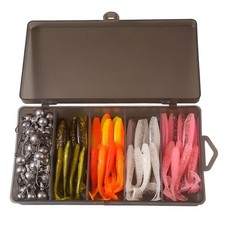 Jighaken Gummifisch Set mit