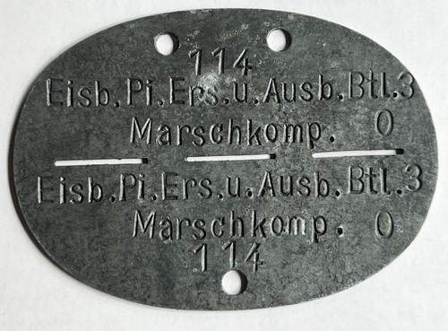 Erkennungsmarke wehrmacht - erkennungsmarke,